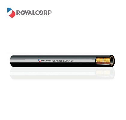 Két acélhuzalon fonott hidraulikus tartó tömlő (RB2)